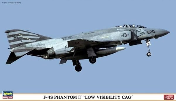 F-4S Phantom II `Low Visibility CAG´ Limited Edition [Hasegawa]