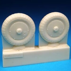 Bf 109G Wheels - Ribbed Hub, Ribbed Tire [Barracuda Studios]