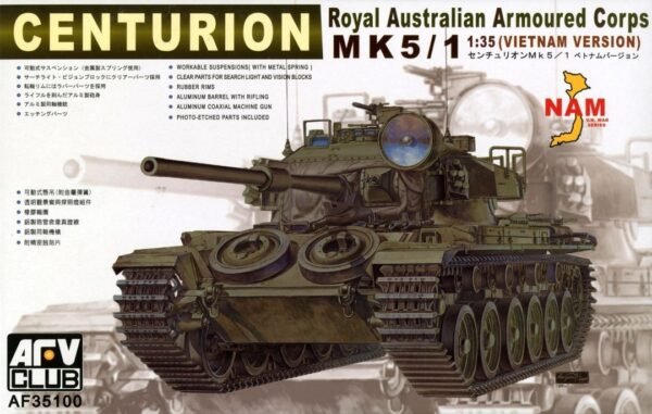 Royal Australian Armoured Corps Centurion Mk 5/1 (Vietnam Version) [AFV Club]