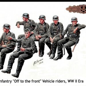 German Infantry "Off to the front" Vehicle riders WW II Era [MasterBox]