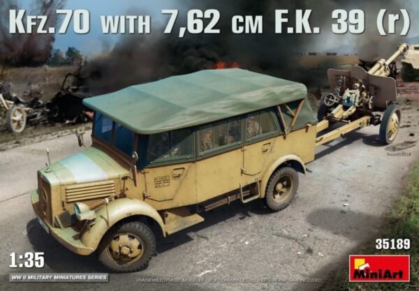 Kfz. 70 with 7.62cm F.K. 39(r) [MiniArt]