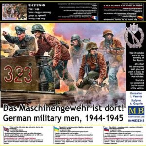 Das Maschinengewehr ist dort! German military men, 1944-1945 [MasterBox]