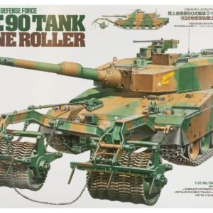 Japan Ground Self Defense Force Type 90 Tank w/Mine Rollern [Tamiya]