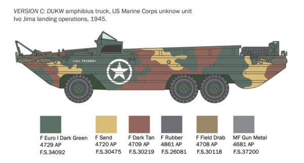 DUKW Amphibious Truck [Italeri]