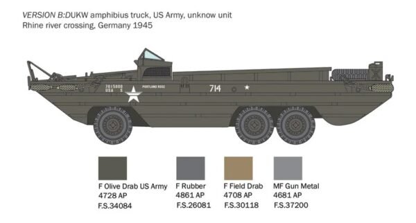 DUKW Amphibious Truck [Italeri]