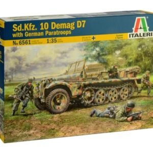 Sd.Kfz. 10 DEMAG D7 with paratroopers [Italeri]
