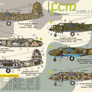 Decalque T-27 Tucano - 1/48 - FCM 48055