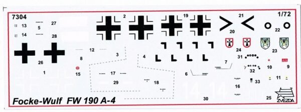 Focke-Wulf Fw-190 A4 [Zvezda]