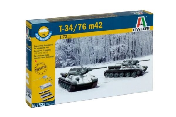 T34/76 m.42 Fast Assembly [Italeri]
