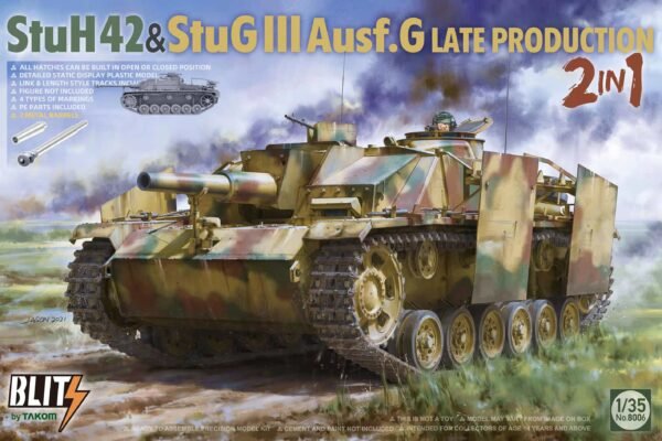 StuH 42 & StuG III Ausf. G Late Production 2 in 1 [Blitz by Takom]