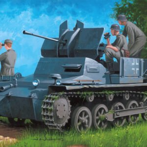 German Flakpanzer IA w/Ammo Trailer SPAAG [Hobbyboss]