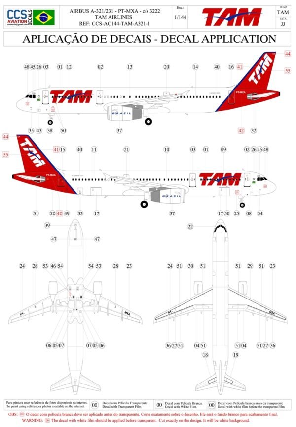 Airbus A321-200 TAM PT-MXA [CCS]