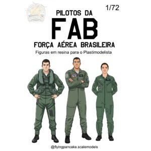 Pilotos da Força Aérea Brasileira - 1/72 [Flying Pancake Scale Models]