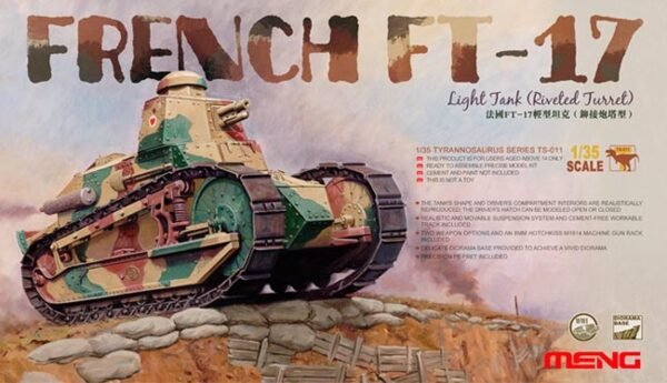 French FT-17 riveted turret [Meng]